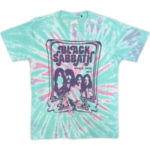 Black Sabbath World Tour '78 Green Wash Collection T-Shirt