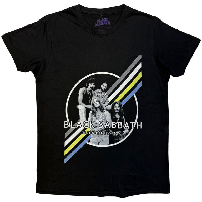 Black Sabbath Technical Ecstasy Black T-Shirt