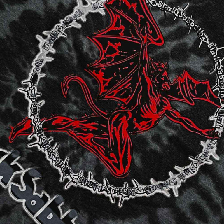 Black Sabbath Red Henry Black Wash Collection T-Shirt