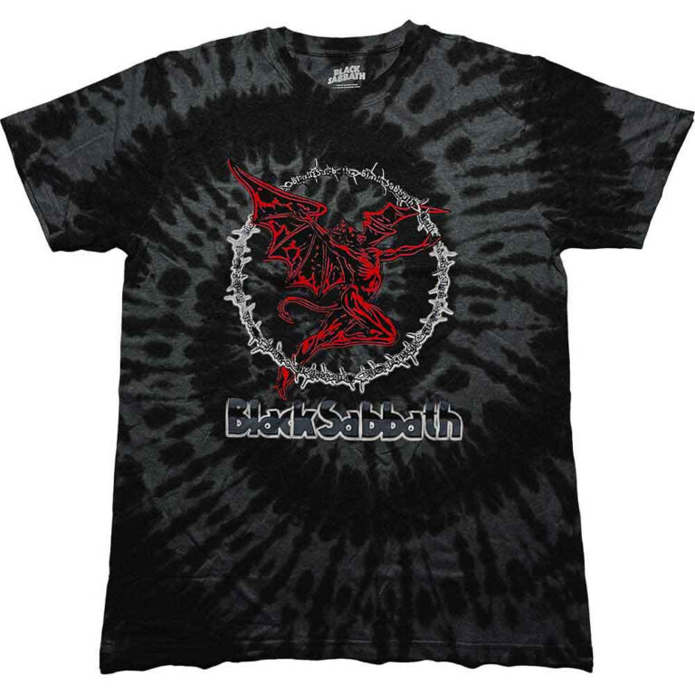Black Sabbath Red Henry Black Wash Collection T-Shirt