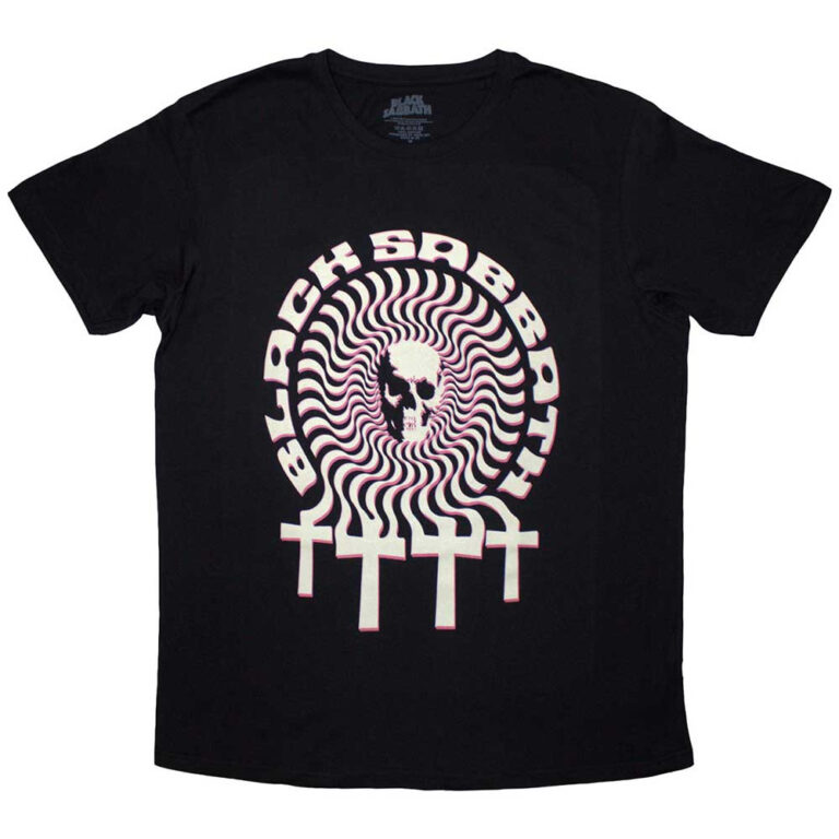 Black Sabbath Hypnotic Skull Black T-Shirt