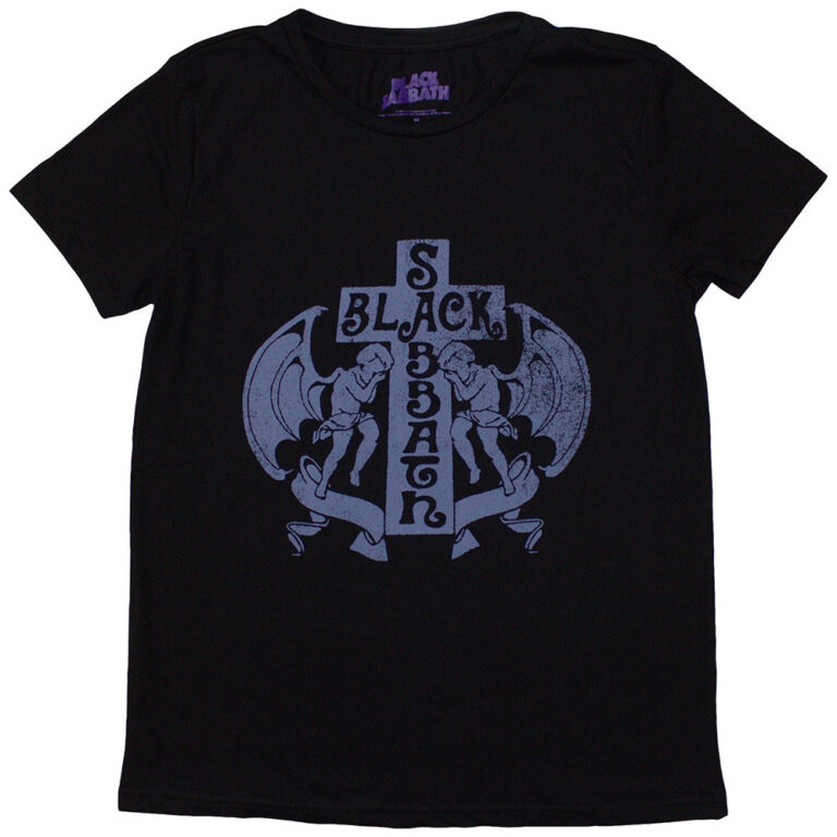 Black Sabbath Angels Black Ladies T-Shirt