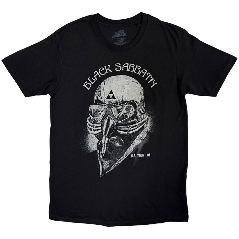 Black Sabbath US Tour 1978 Black T-Shirt
