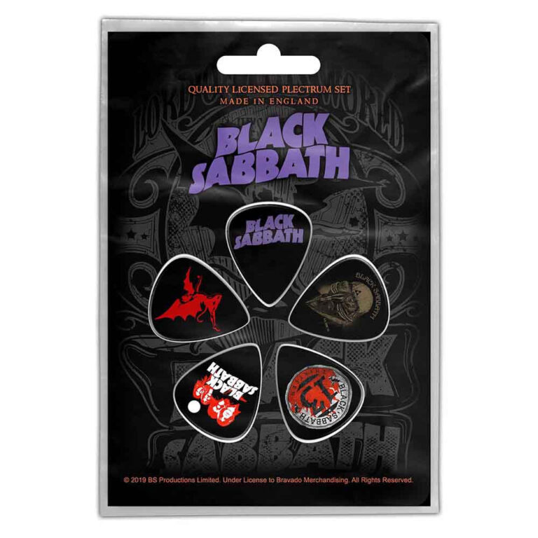 Black Sabbath Purple Logo Plectrum Pack