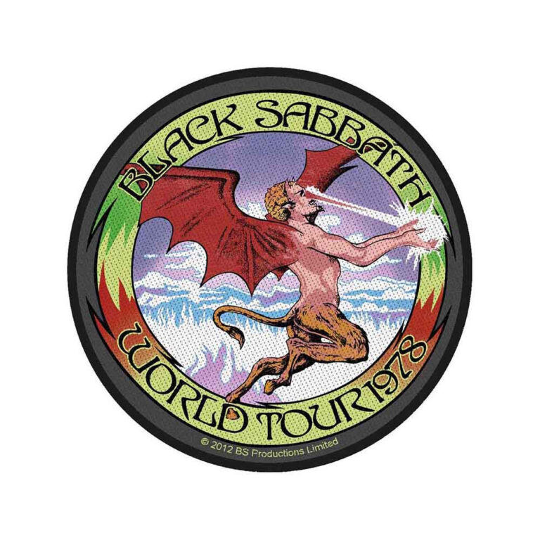 Black Sabbath World Tour 1978 Patch