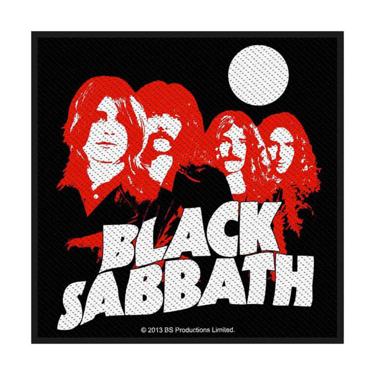 Black Sabbath Red Portraits Patch