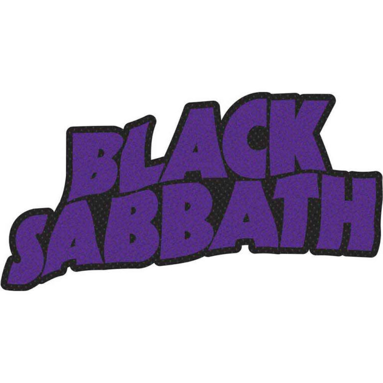 Black Sabbath Logo Cut Out Patch