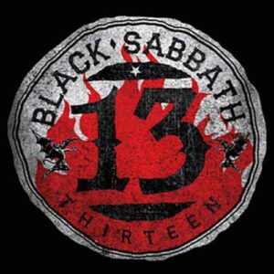 Black Sabbath 13 Flame Circle Single Cork Coaster