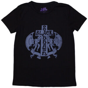 Black Sabbath Angels Black Ladies T-Shirt