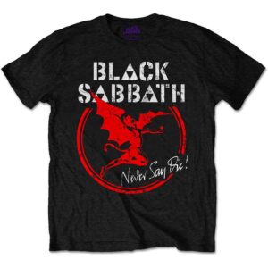 Black Sabbath Archangel Never Say Die Black T-Shirt