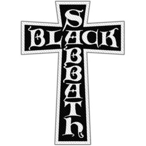 Black Sabbath Cross Logo Cut Out Patch