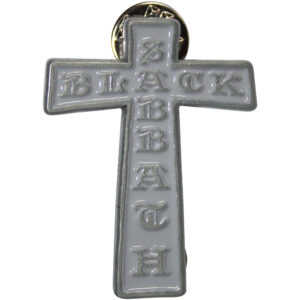 Black Sabbath Cross Pin Badge