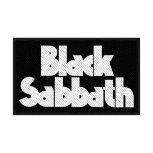 Black Sabbath Logo Standard Woven Patch
