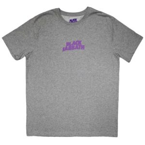 Black Sabbath Mini Wavy Logo Grey T-Shirt