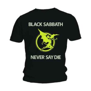 Black Sabbath Never Say Die Black T-Shirt
