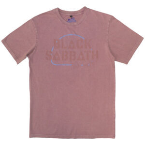 Black Sabbath Never Say Die Kashmir Red Back Print T-Shirt