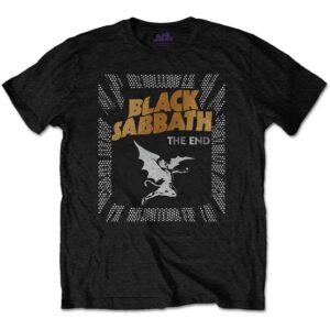 Black Sabbath The End Demon Black Back Print T-Shirt