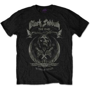 Black Sabbath The End Mushroom Cloud Black T-Shirt