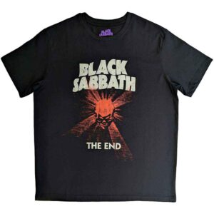 Black Sabbath The End Skull Shine Black T-Shirt