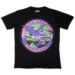 Black Sabbath Tour '78 Black Embellished Kids T-Shirt