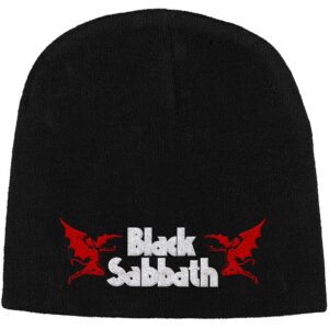 Black Sabbath Unisex Logo & Devils Black Beanie Hat