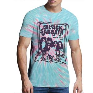 Black Sabbath World Tour '78 Green Wash Collection T-Shirt