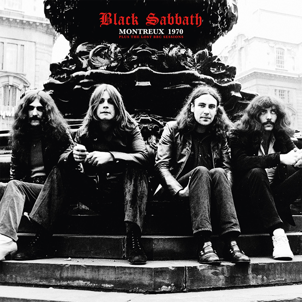 Black Sabbath – MONTREUX 1970 (CLEAR W/ RED SPLATTER VINYL 2LP) Vinyl Double Album