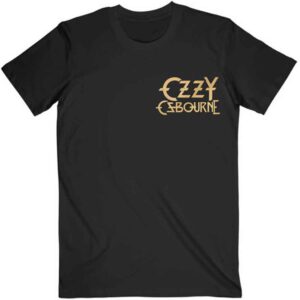 Ozzy Osbourne Patient No. 9 Gold Logo Back Print T-Shirt