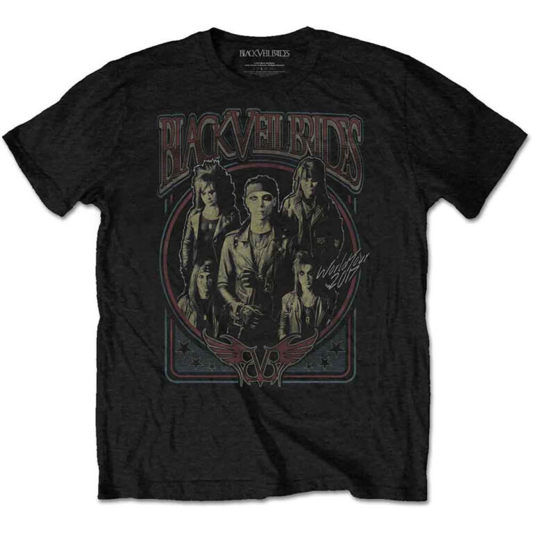 Black Veil Brides Vintage Black T-Shirt