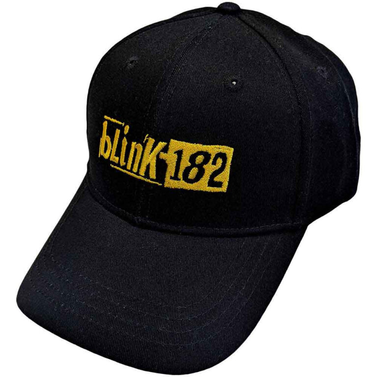 Blink-182 Modern Logo Black Baseball Cap