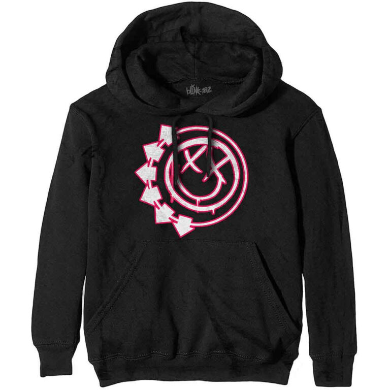 Blink-182 Six Arrow Smile Black Pullover Hoodie