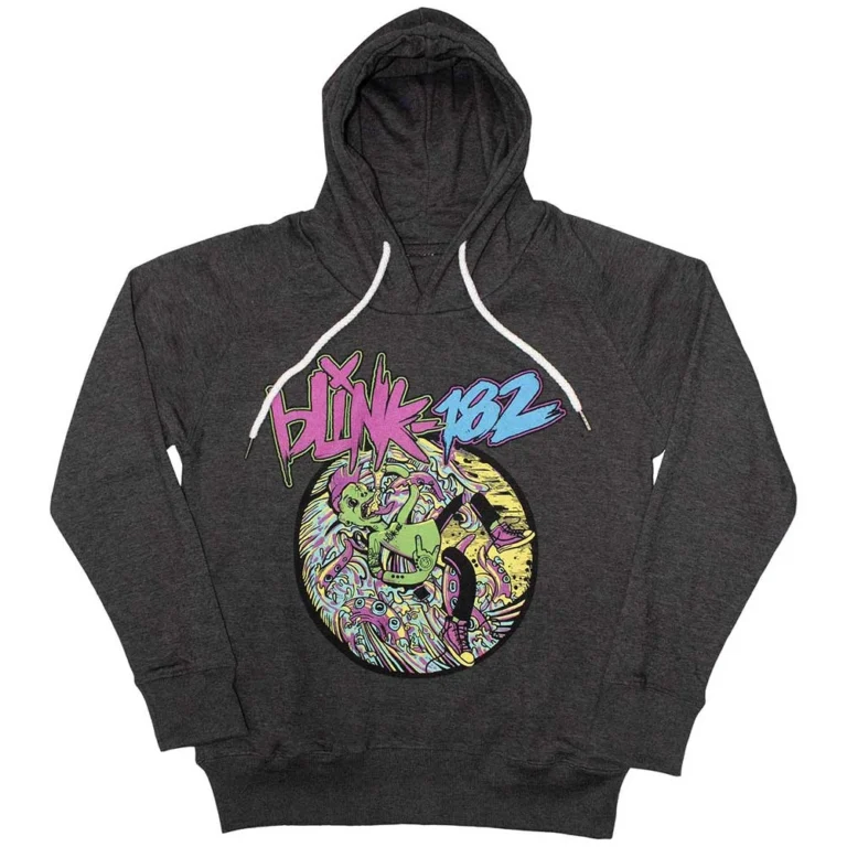 Blink-182 Overboard Event Charcoal Grey Pullover Hoodie