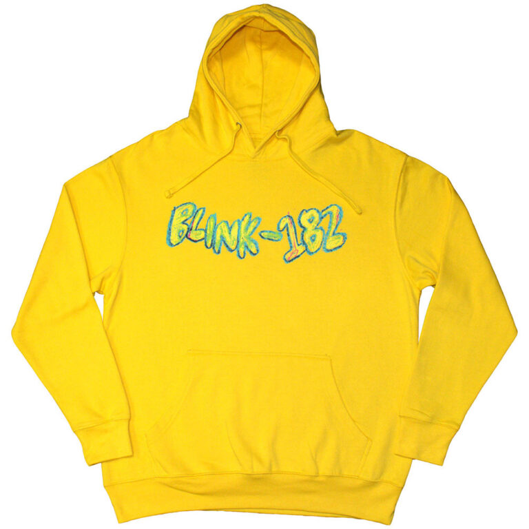 Blink-182 Crayon Yellow Pullover Hoodie