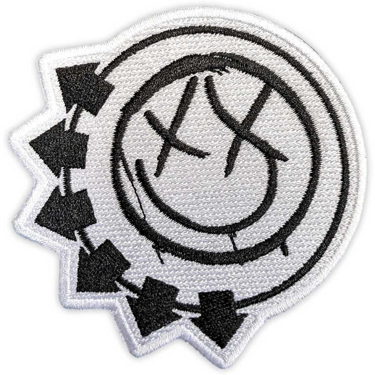 Blink-182 Black Six-Arrow Smile Patch