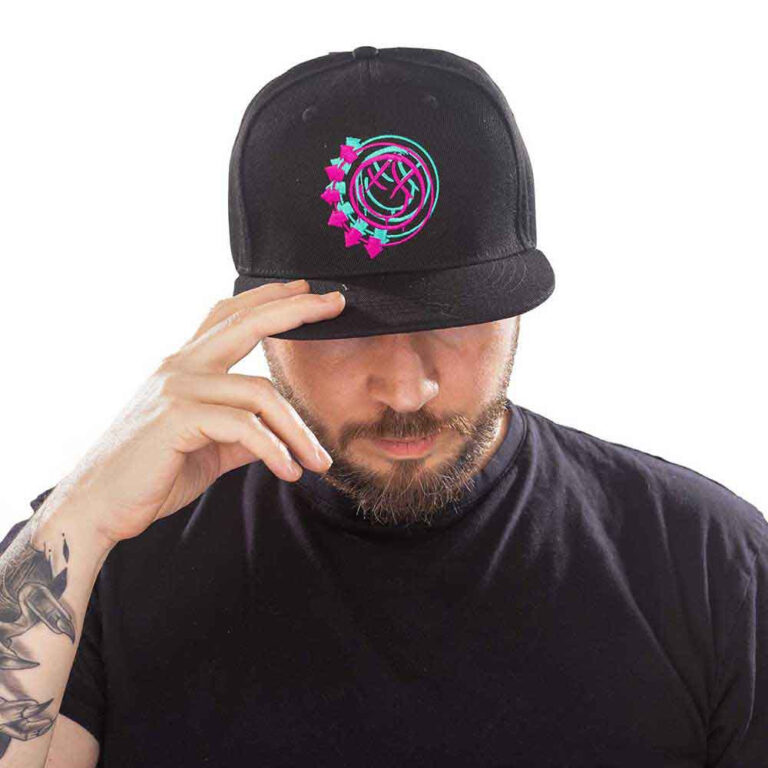 Blink-182 Double Six Arrows Black Snapback Cap