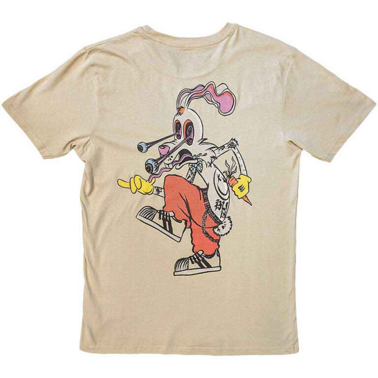 Blink-182 Roger Rabbit Natural Back Print T-Shirt