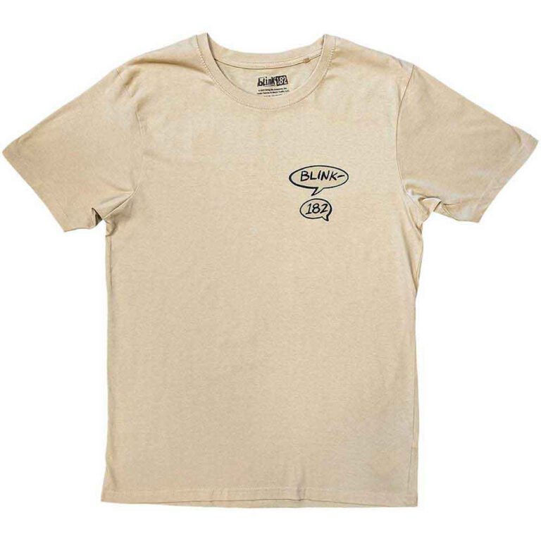 Blink-182 Roger Rabbit Natural Back Print T-Shirt