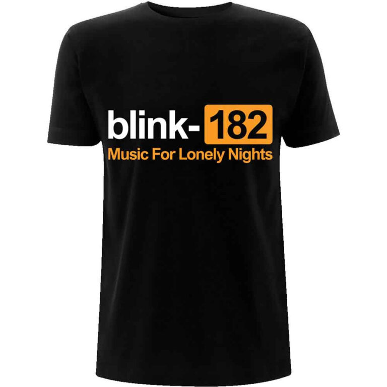 Blink-182 Lonely Nights Black T-Shirt