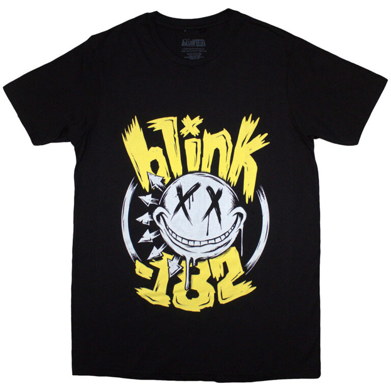 Blink-182 Big Smile Black Ladies T-Shirt