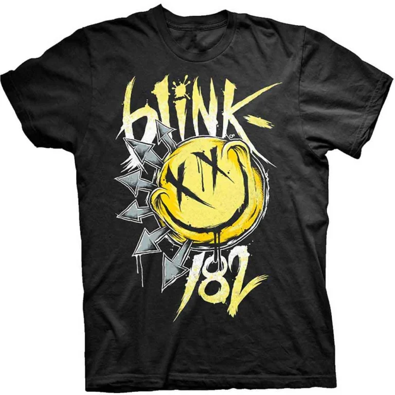 Blink-182 Big Smile Black T-Shirt
