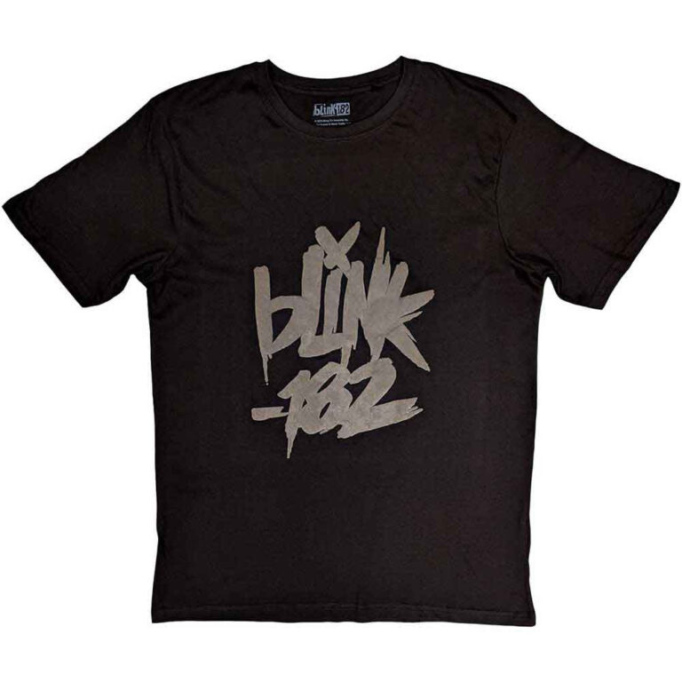 Blink-182 Neon Logo Black Hi-Build T-Shirt