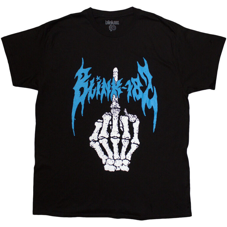 Blink-182 Middle Finger Black T-Shirt