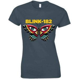 Blink-182 Butterfly Ladies T-Shirt