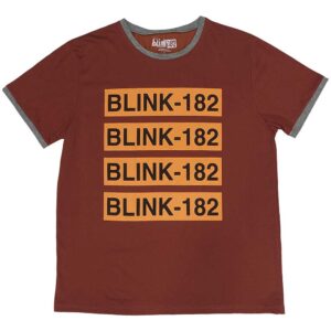 Blink-182 Logo Repeat Ringer T-Shirt