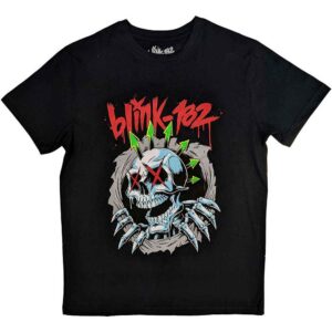 Blink-182 Six Arrow Skull Black T-Shirt