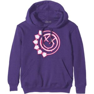 Blink-182 Six Arrow Smile Purple Pullover Hoodie