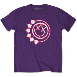 Blink-182 Six Arrow Smile Purple T-Shirt