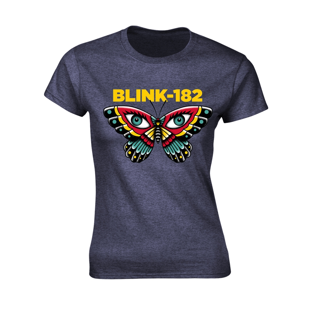blink-182 - Butterfly Ladies T-Shirt