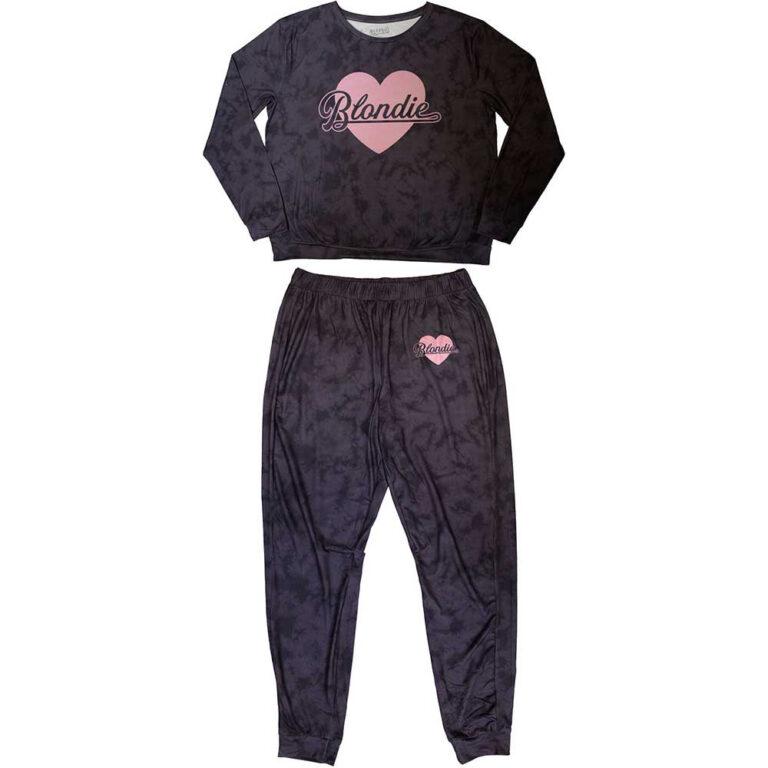 Blondie Heart Of Glass Purple Ladies Pyjamas