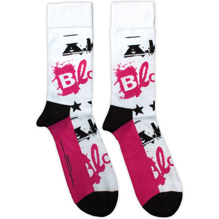 Blondie Unisex AKA White UK Size 7 – 11 Socks